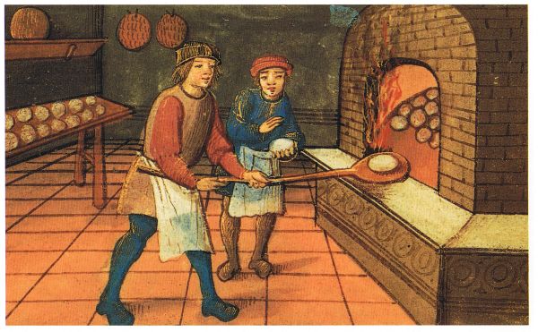 Mittelalterlicher Bäcker